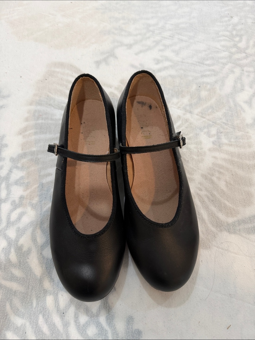 Black Mary Jane Tap Shoes - Classic Strap Style